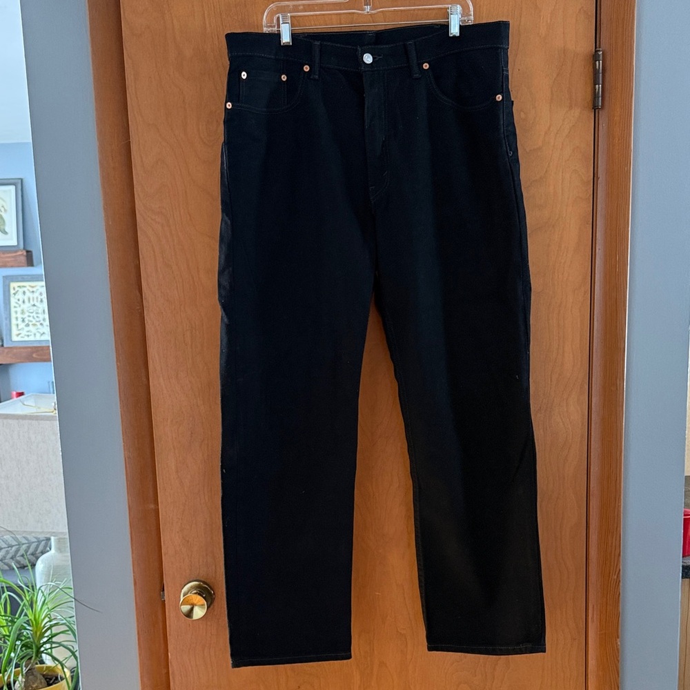 Levi's 550 Midnight Black Jeans 38X32